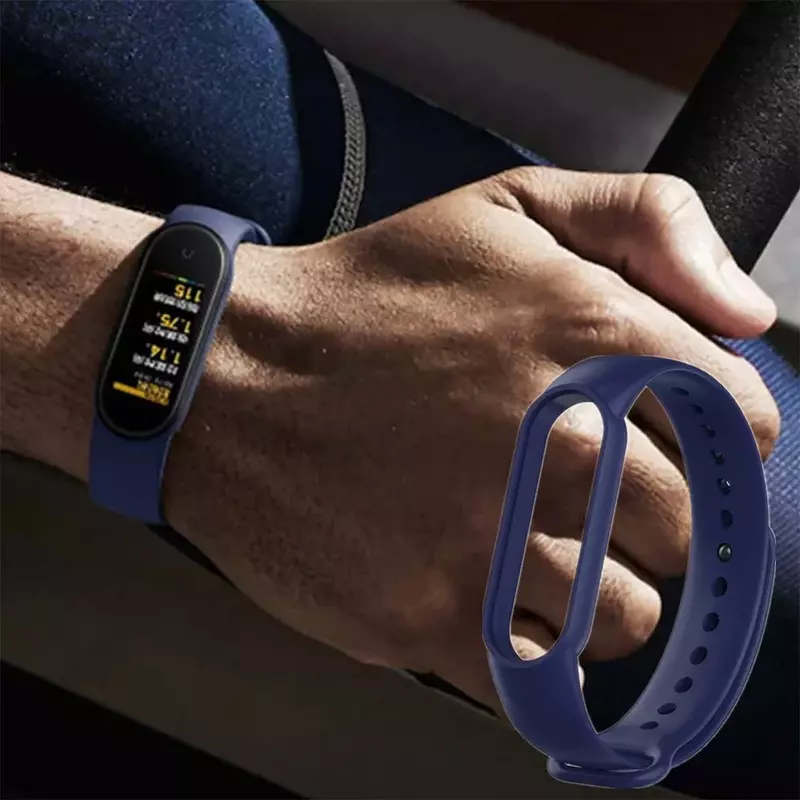 Bracelet de montre pour Xiaomi Mi Band 7 6 5 4 3, bracelet en silicone, dragonne, eld5 eld6, accessoires Smartwatch, 3/4