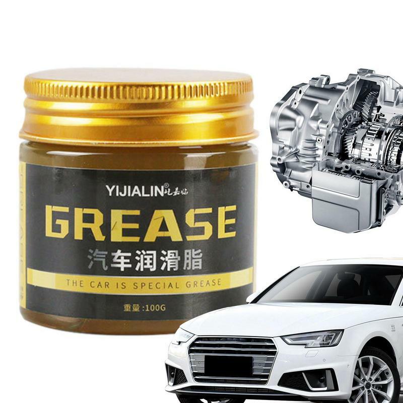 Graxa automotiva amarela impermeável, óleo lubrificante resistente à temperatura, engrenagem do rolamento, sistema de lubrificação do carro, 100g