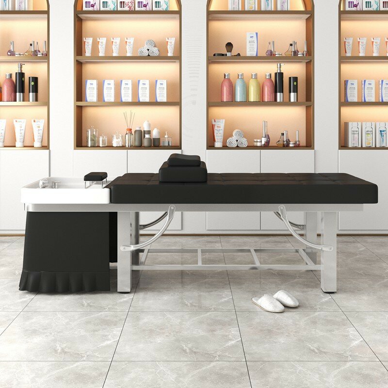 Sedie per Shampoo di lusso da donna Black Salon Hair Shop sedie per Shampoo professionali attrezzature Cadeira De Manicure mobili commerciali
