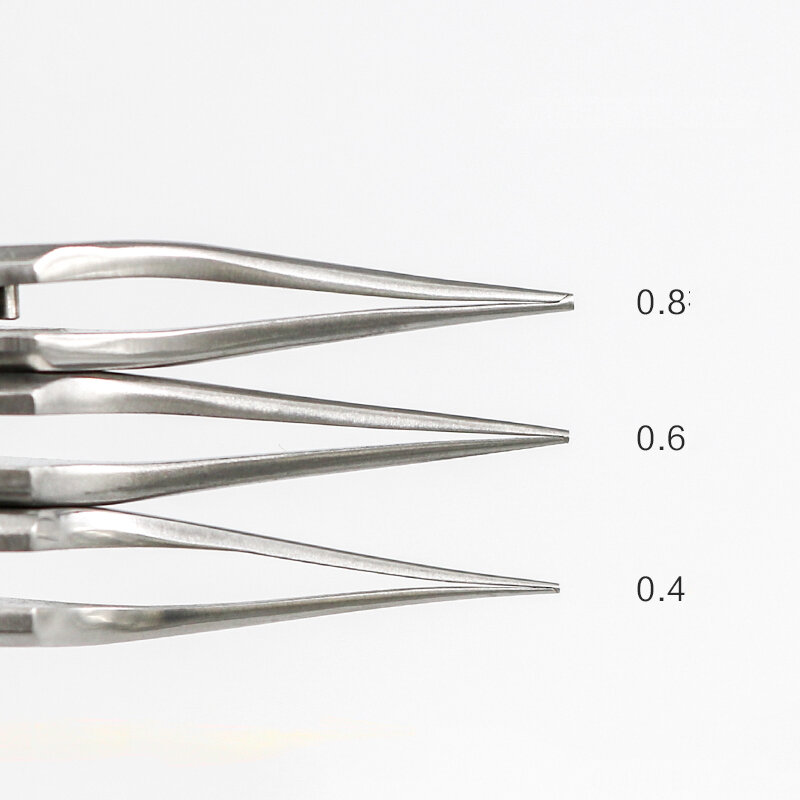 Micro pinças de cirurgia fina pinças pinças de plástico pinças de gordura dupla ferramentas de cirurgia de pálpebra cosméticos cirurgia plástica instrume