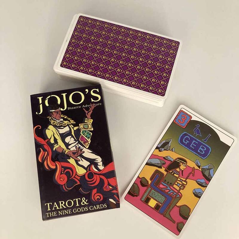 Jojo tarot card game, conjunto de 84 peças