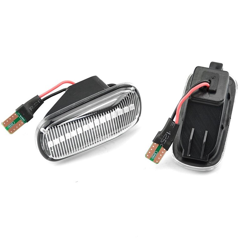4pcs LED dynamische Seiten markierung signal Licht Blinker für Honda Accord Civic Acura CR-V fit Jazz Odyssee, weiß & schwarz