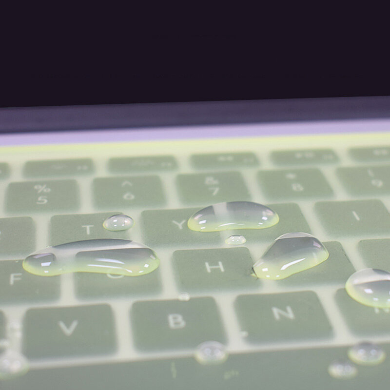 Universal Laptop Keyboard Skin Cover, Dustproof, impermeável, protetor de silicone macio, genérico para Notebook, 12-14 em, 15-17 em