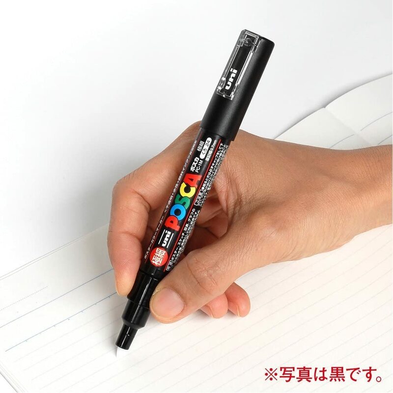 Uni Posca Verf Marker Pen - Extra Fijne Punt 8/12 Kleuren PC-1M Voor Rock Mok Keramisch Glas Hout Stof Metaal Schilderij Snel Droog