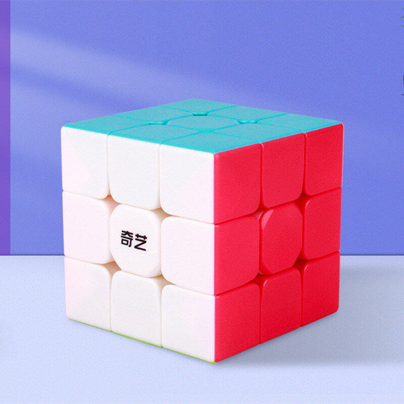 QY Warrior S 3x3x 3 magiczne Puzzle Cube Stickerless prędkość Cube profesjonalne 3x3 Cube QYToy dla Childre antystresowy magiczna kostka