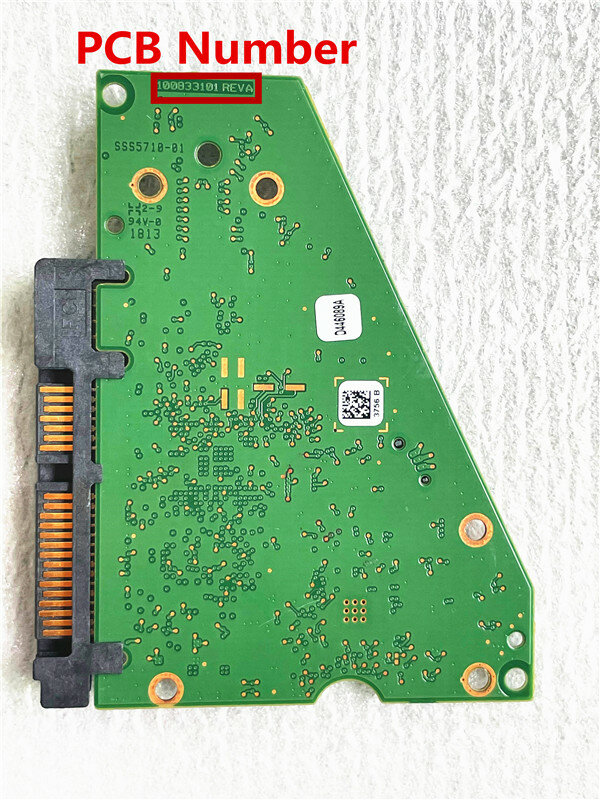 Placa de circuito de disco duro de escritorio Seagate/100833101 REV A / 3756
