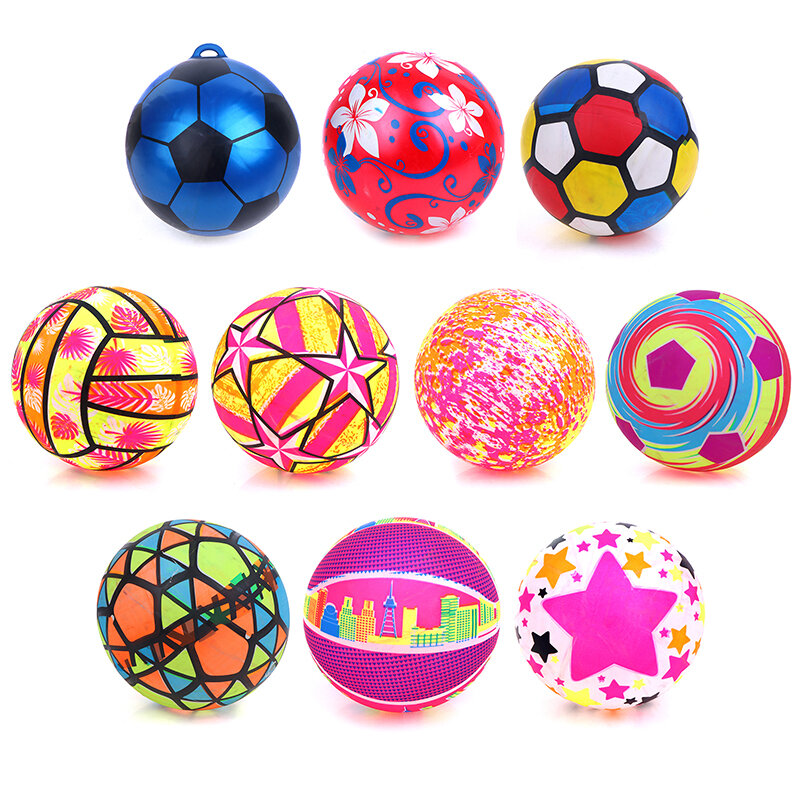 Inflatable Beach Ball Colorful Balloons Water Game Balloons Beach Sports Shower Ball Swimming Pool Party Fun Toys for Kids