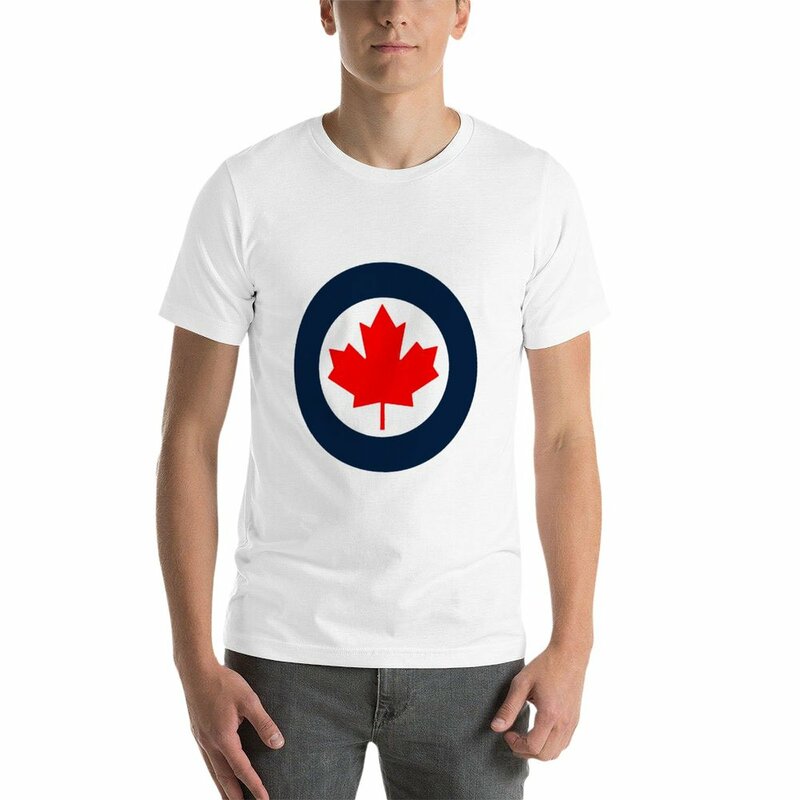 RCAF 라운델 티셔츠, 남아용 상의, 면 티셔츠, 신상