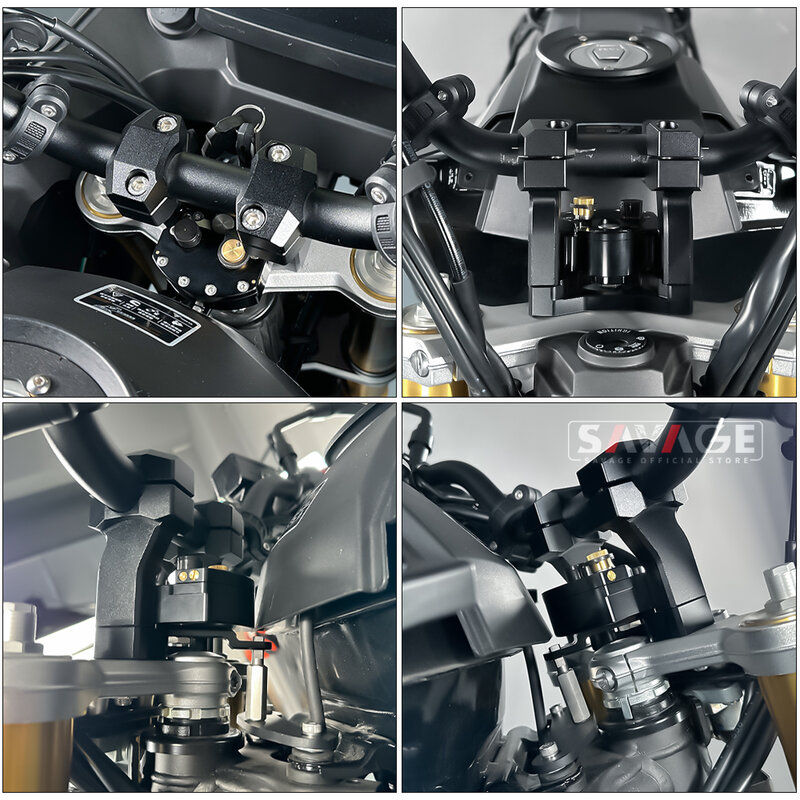 Peredam penstabil kemudi untuk VOGE Valico 525 DSX DS525X 525DSX Kit kontrol peredam kejut kemudi sepeda motor peninggi setang