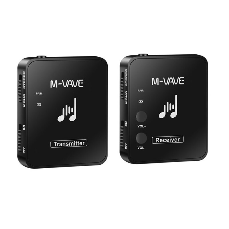 M-Wave WP-10 2.4G Wireless Earphone Monitor Couple Of Transmitter Receiver Support Stereo Mono Phone Recording Function Parts