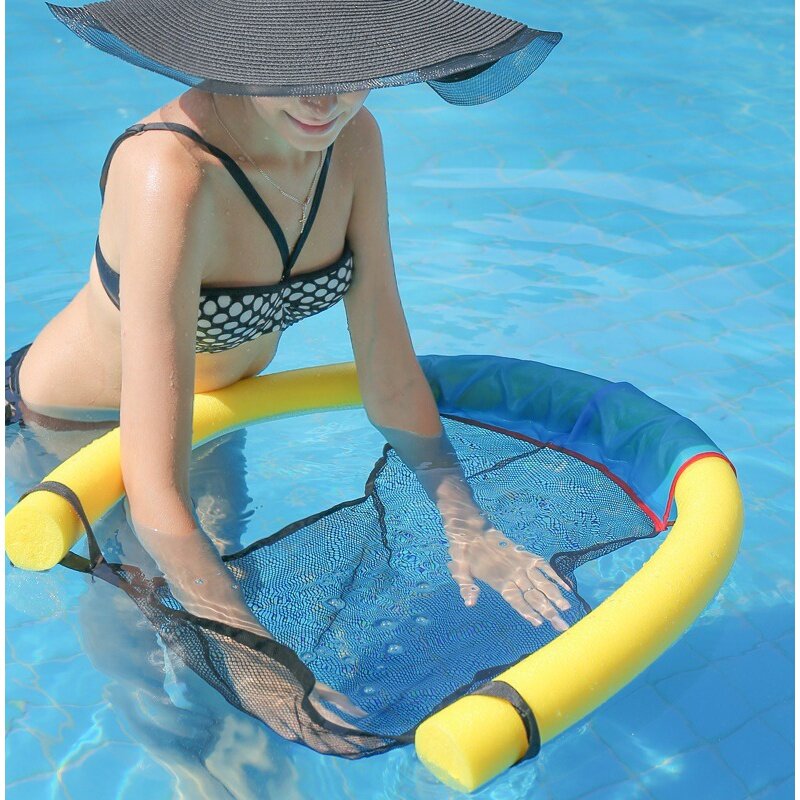 Durevole sedia galleggiante piana piscina gonfiabile galleggiante piscina piscina anello di nuotata letto galleggiante sedia giocattolo estate nuoto cuscino d'acqua