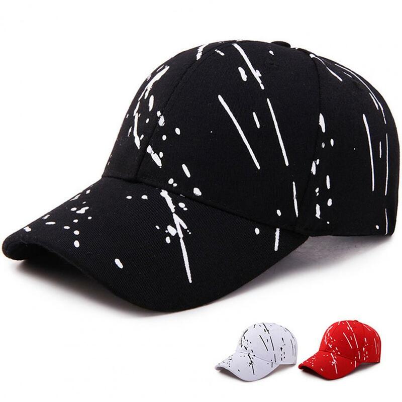 Хлопковая бейсбольная кепка с защитой от солнца, легкая дышащая бейсбольная кепка с принтом граффити для мужчин и женщин