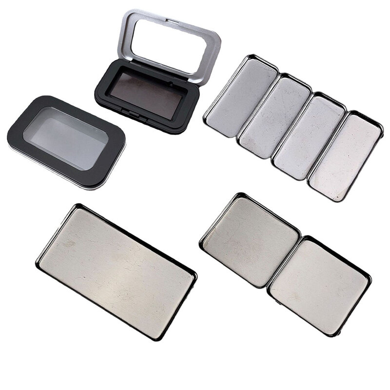 Caja de almacenamiento de agujas magnéticas rectangulares negras portátiles para agujas de bordar y artículos pequeños, duraderas, 1 unidad