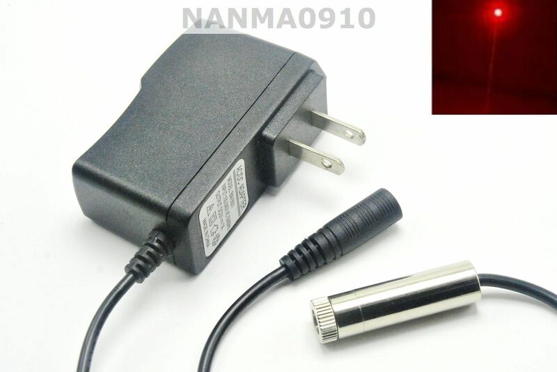 Ponto/linha/cruz focusable 650nm 50mw módulo de diodo laser vermelho w 5v fonte de alimentação