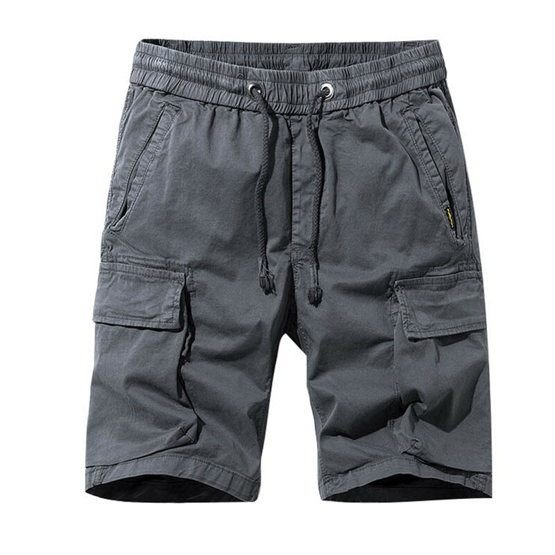 Pantaloncini Cargo estivi da uomo 2024 nuove tasche classiche Vintage Casual pantaloncini larghi da uomo Outwear pantaloncini in cotone moda pantaloni sportivi