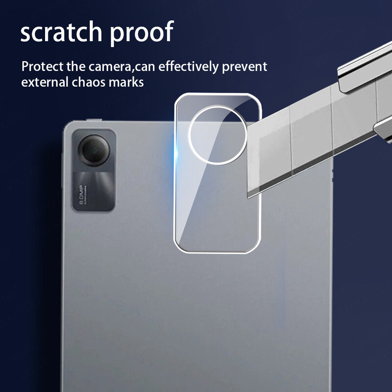 Protector de cámara transparente 3D para Xiaomi Redmi Pad SE 11, funda de vidrio templado, lente trasera, 11 pulgadas, 1 a 2 unidades