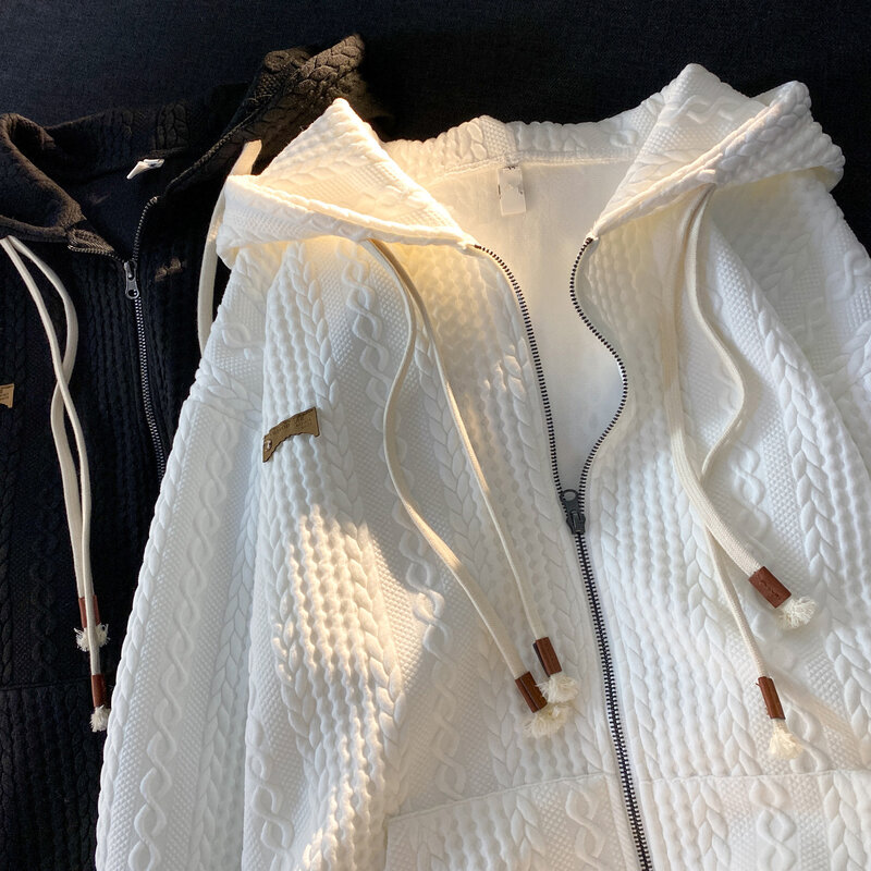 Losse Zip Up Hoodies Met Pocket Vintage Rits Hooded Sweatshirts Vrouwen Streetwear Lange Mouw Vest Y2k Top Doek Vrouwelijke