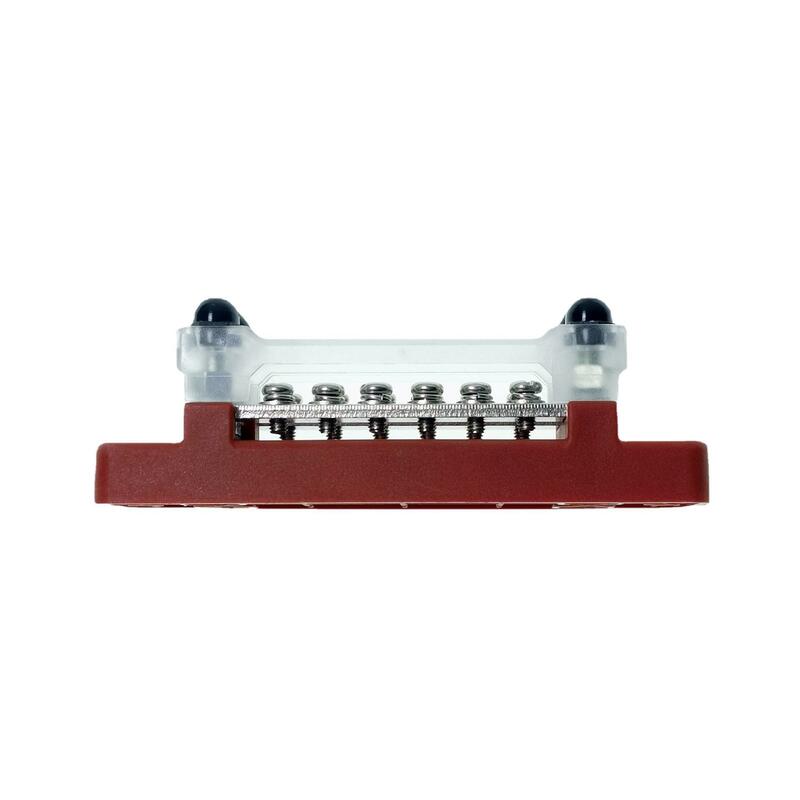Busbar Rv Yacht 16 Way 2+6 M6 Current 250A Double Row Straight Row Block With Cover