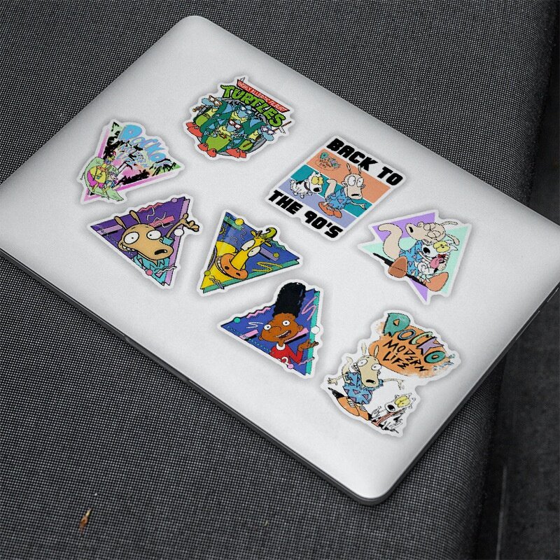 10/30/50pcs Funny Drama Rockos Modern Life Stickers Waterproof Cartoon Film Decorative Decal for Umbrella Bag Book Table