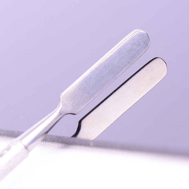 1 buah Spatula bubuk semen gigi pisau pencampur pisau pahat baja tahan karat pisau ukir alat instrumen dokter gigi