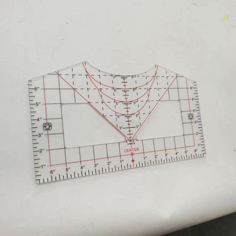 T-Shirt Alignment Ruler T-Shirt Ruler Guide Alignment Tool for Vinyl Placement Dropship