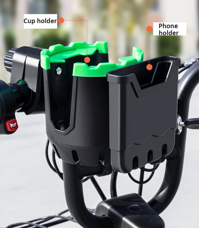 ZK20 Stroller Cup Holder Phone Holder Bottle Holder Stroller Non-Slip Design Universal Stroller 2 In 1 Stroller Accessories