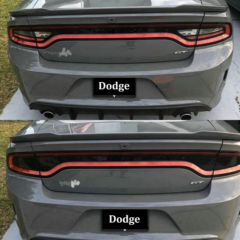 Zestaw odcień światła dymu samochodowego dla Dodge Charger 2015-2020