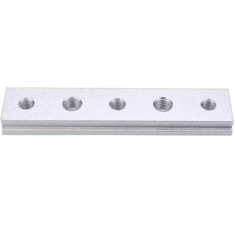 1Pc T Track Slot Sliding Slab with M6 M8 Screw Holes 30/45 Type Universal T-track Sliding Nut Woodworking Tools DIY 100mm Slabs