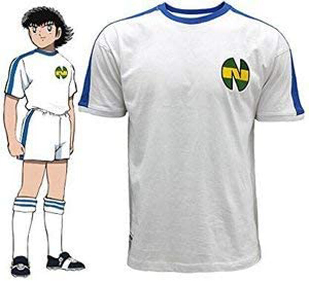 T-shirt personalizável, roupas personalizadas, Capitão Tsubasa Escola, Nansheng Olive e Benji, Kits de futebol, alta qualidade