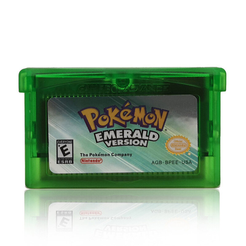 32 Bit Video Game Cartridge Console Card Pokemon Series Emerald/Sapphire/Ruby/Leaf Green/Fire Red English Language US Version