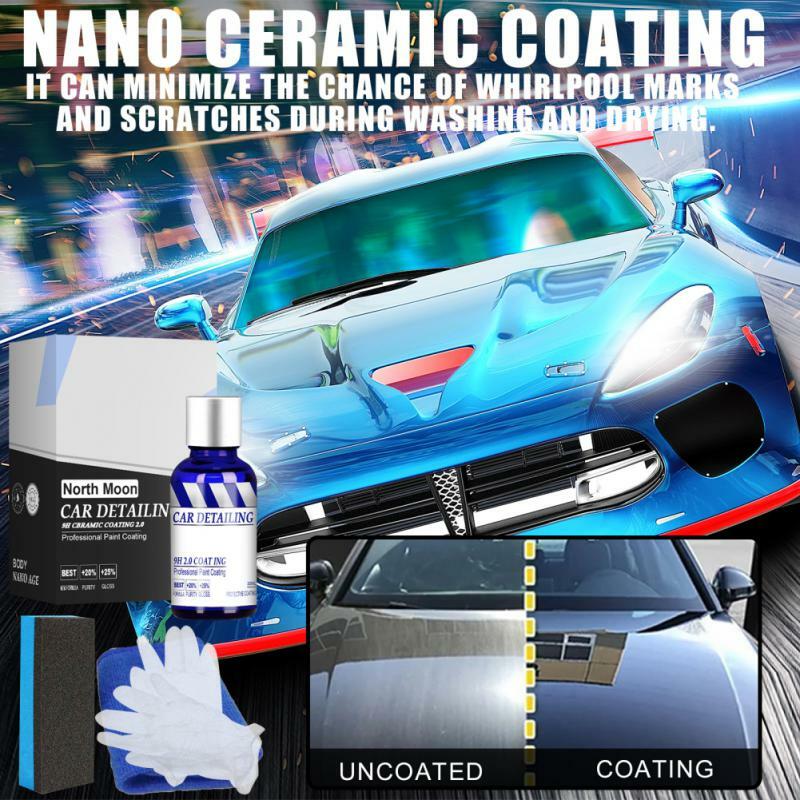 Восстановленный автомобильный агент Nano покрытие, керамическое, 30 мл/50 мл, автомобильная краска, ремонт, супергидрофобный Восстанавливающий агент, уход за лакокрасочным покрытием, автомойка