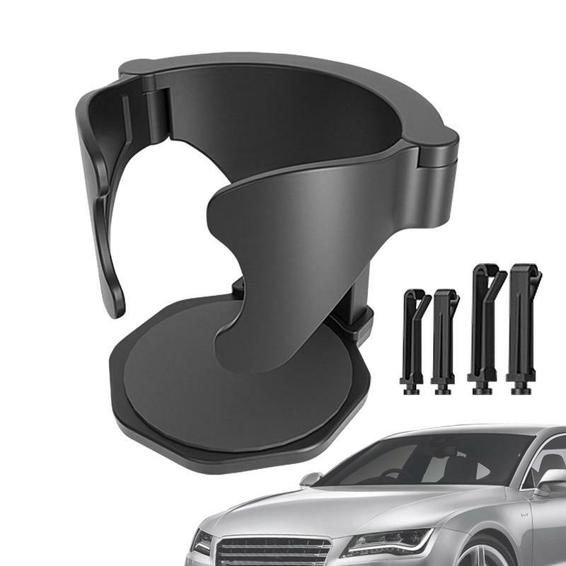 Car Air Outlet Cup Holder Cup Holder Expander With 360 Rotation Adjustable Drink Stand With 2 Pairs Air Vent Clips For Mugs