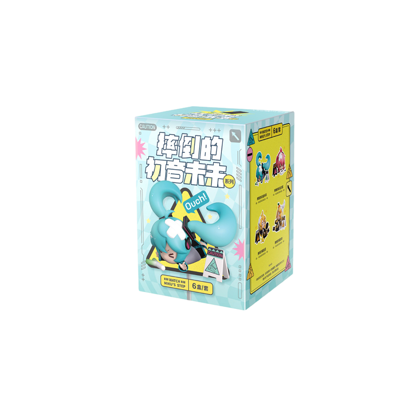 떨어지는 하츠네 미스터리 박스 미쿠 블라인드 박스, VOCALOID 애니메이션 모델 소녀 후푸 피규어 인형 장식, 액션 피규어 장난감