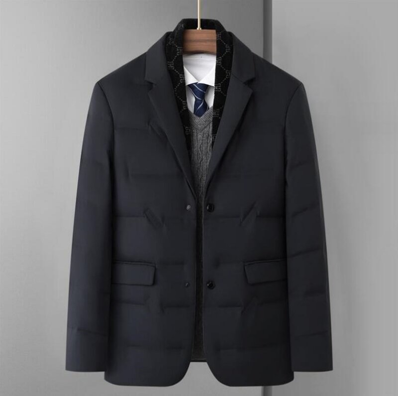 2023 baru jaket panjang semua yang hangat Mode Pria versi Korea kelas atas Blazer santai gaya Inggris