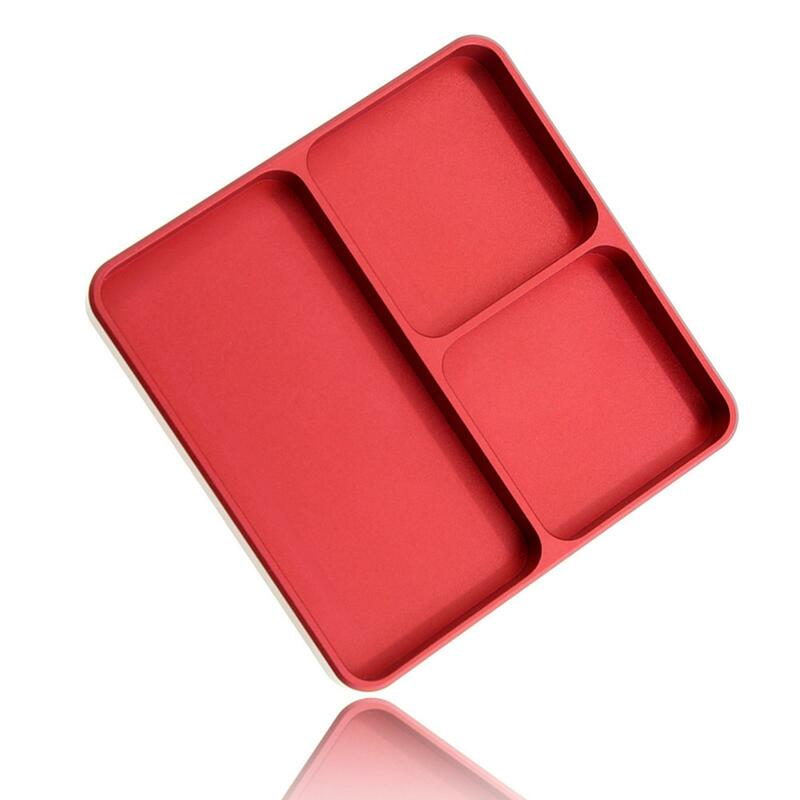 Screws Tray Aluminum  Dish Bowl for for RC Model Phone Repair Hardware Organizer Bits Storage Mini Plate