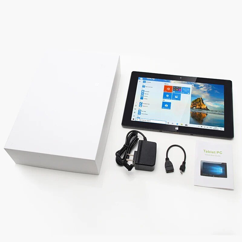 Uniwa-Windows 10ホームタブレット,10.1インチ,4GB RAM, 64GB ROM, 5MP, 6400mAhバッテリー,USB 3.0,wifi,bt305