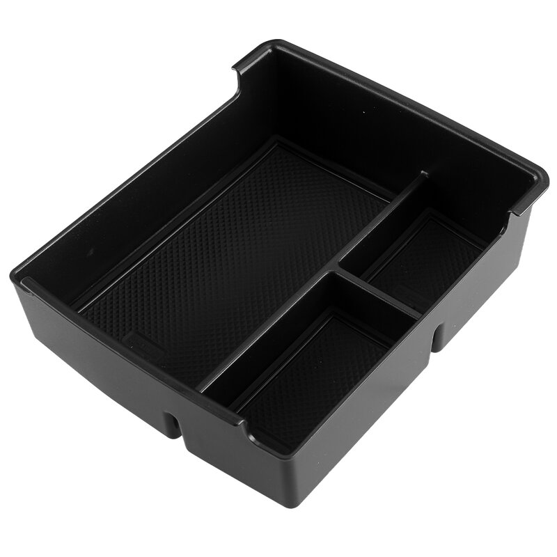 Black Car Auto Center Console Armrest Organizer Tray Storage Box Holder Container Fit for Ford Maverick 2022-2023