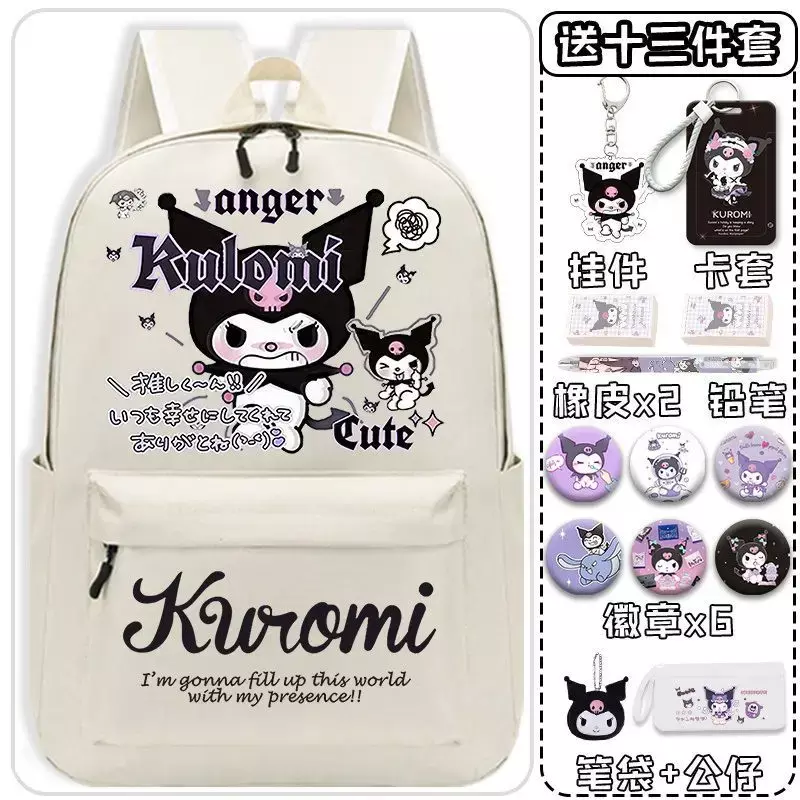 Школьный ранец Sanrio New Clow M для женщин, вместительный Детский рюкзак для снижения нагрузки на обучение и защиты позвоночника