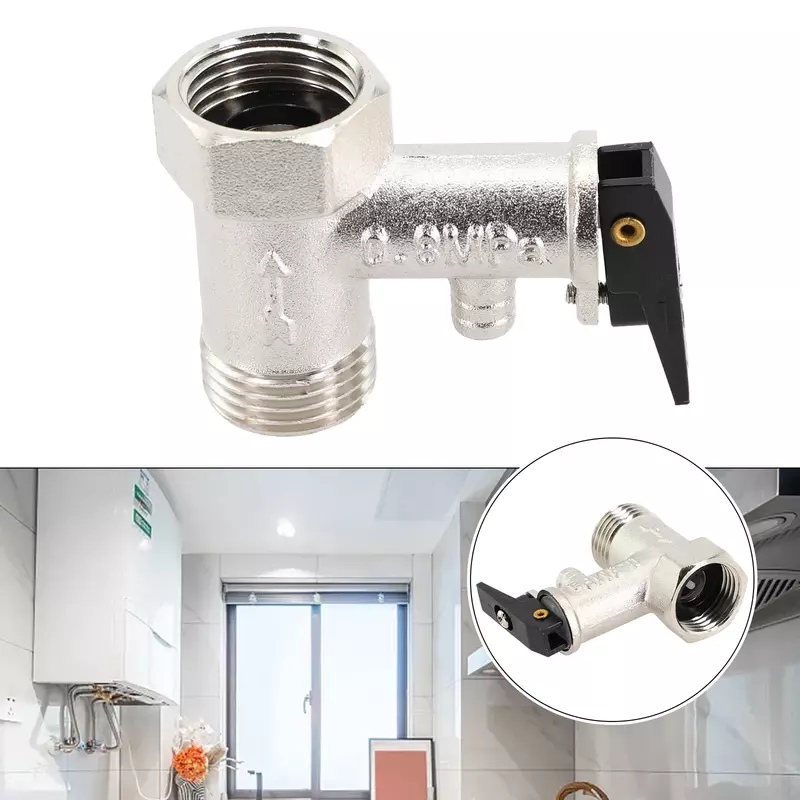Латунный прочный предохранительный клапан 1/2 дюйма (DN15) для ванной комнаты, для дома, защита от избыточного давления, высокое качество