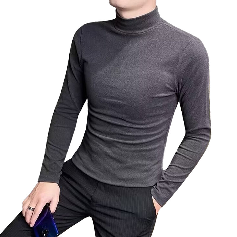 T Shirt meski długa koszula pulower Slim miękka bluza Tee golf casualowa wygodna łatwy w pielęgnacji moda