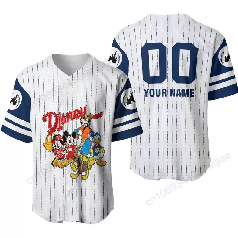 Baseball Shirt Koreaanse Mode Vrouw Blouse 2023 Comfort Dames Tops Y 2K Knoop Crop Top Dames Heren Shirts & Blouses T-Shirts