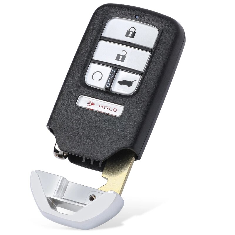 KEYECU 5 Buttons Case for Honda Pilot Passport CR-V Civic 2016 2017 2018 2019 2020 2021 Auto Smart Remote Key Shell Cover Fob
