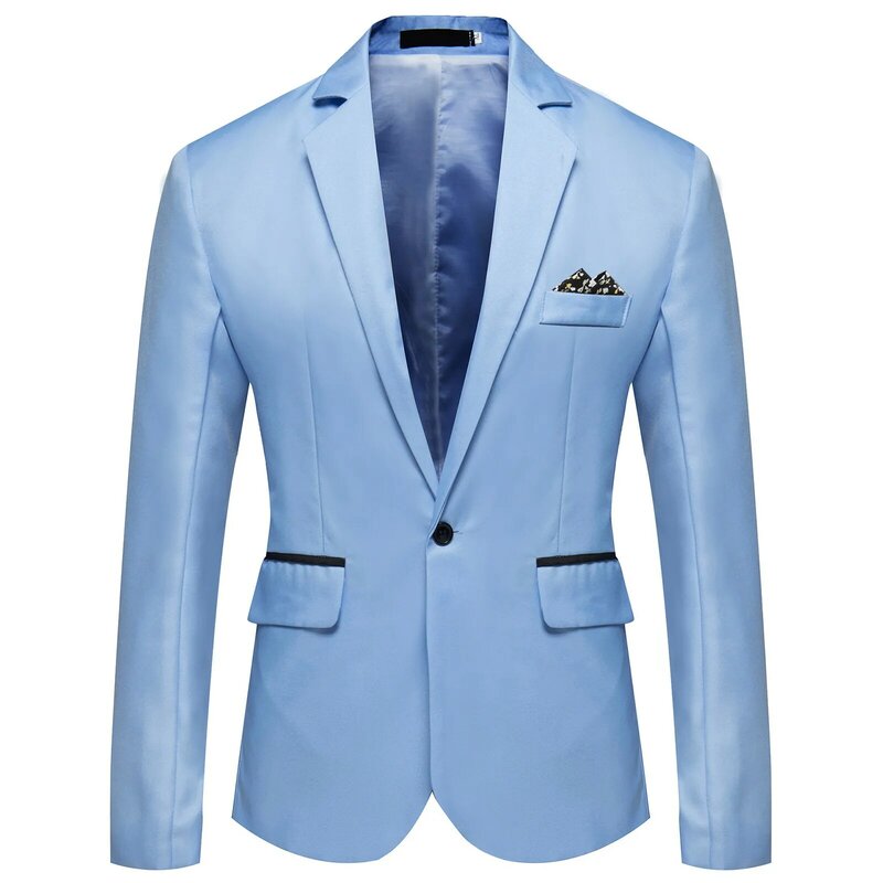 Abrigo de traje de solapa Formal informal para hombres de negocios, chaqueta masculina, chaqueta Formal, abrigo de traje de solapa Formal para hombres de negocios
