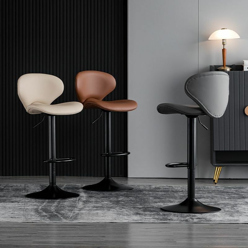 Современный барный стул EE1019, простая спинка, из кованого железа, роскошная модель, передний барный стул, модный высокий стул