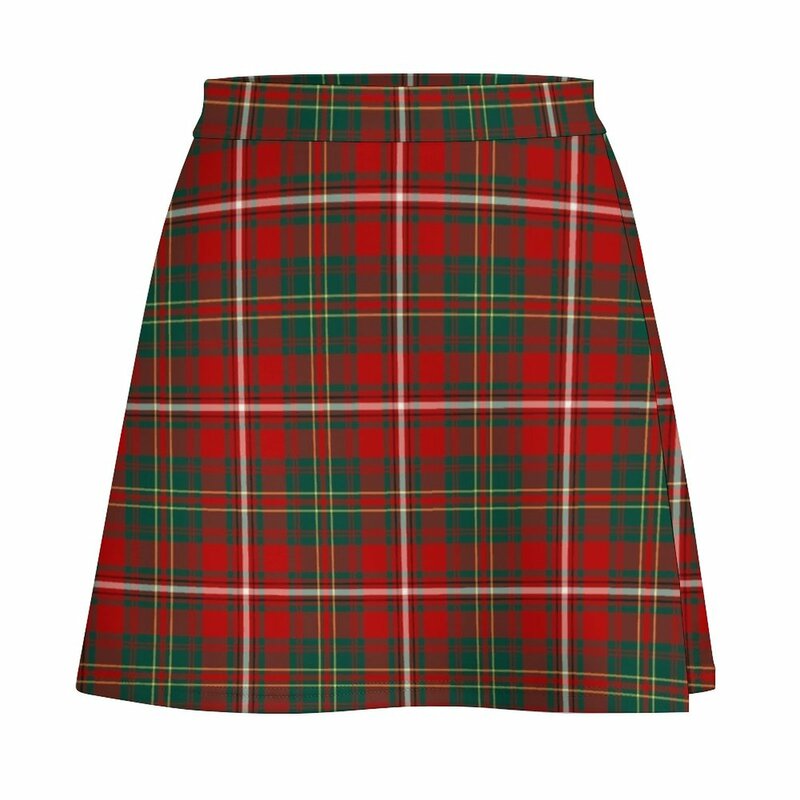 Minifalda de tartán de heno de Clan para mujer, ropa de tendencia, minifalda Sexy, 2023