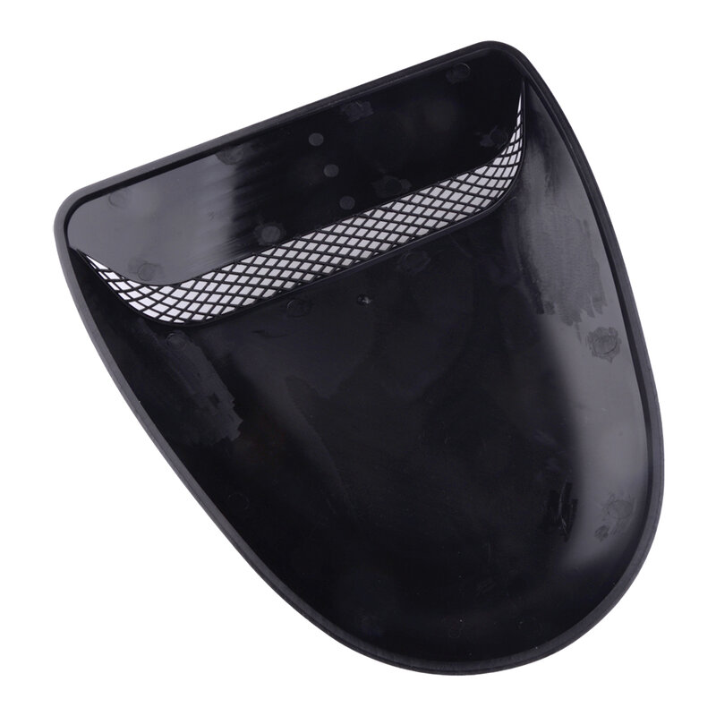 Universal Car Air Flow Intake Hood, colher Vent Bonnet, preto brilhante, tampa decorativa