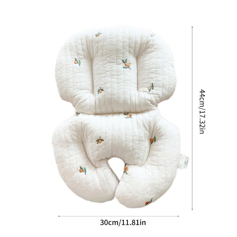 Almofada macia respirável para cadeira com estampa desenho animado almofada assento para cadeira jantar para bebê
