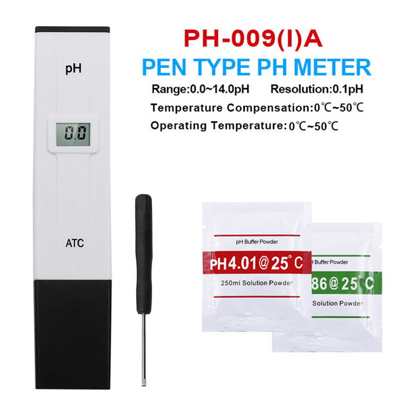 0.01 PH Test pen High-precision water quality tester measuring range PH suitable for aquarium swimming pool