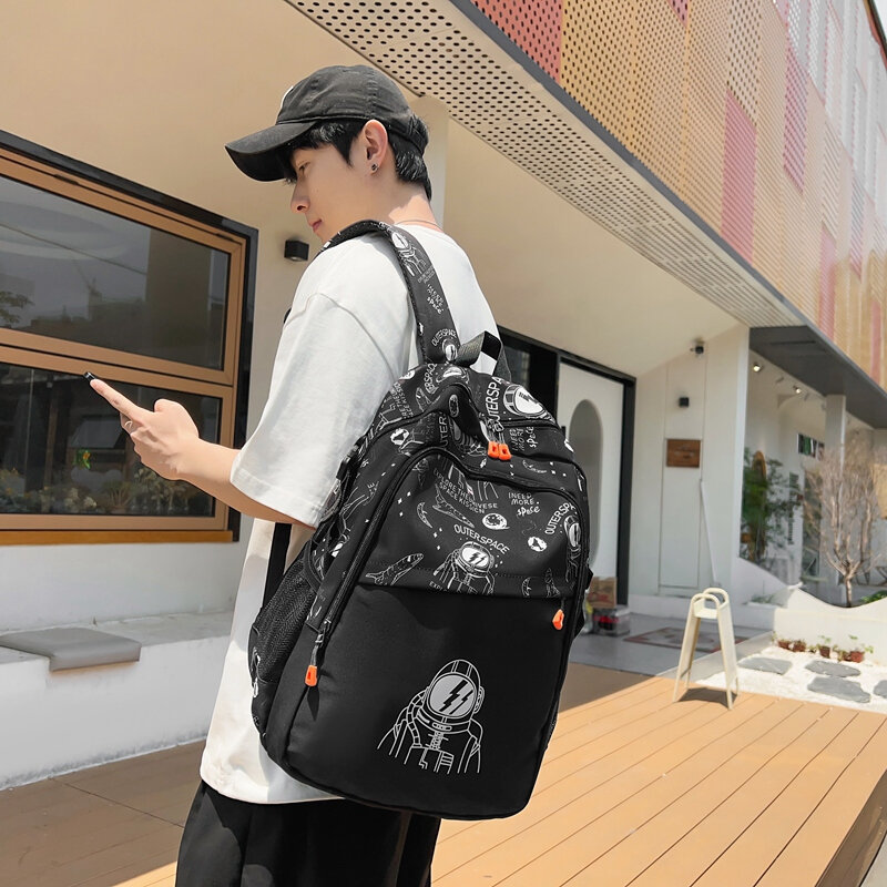 Torby damskie w sprzedaży moda Graffiti plecak rekreacyjny sportowa torba podróżna torba komputerowa o dużej pojemności wszechstronny torba studencka