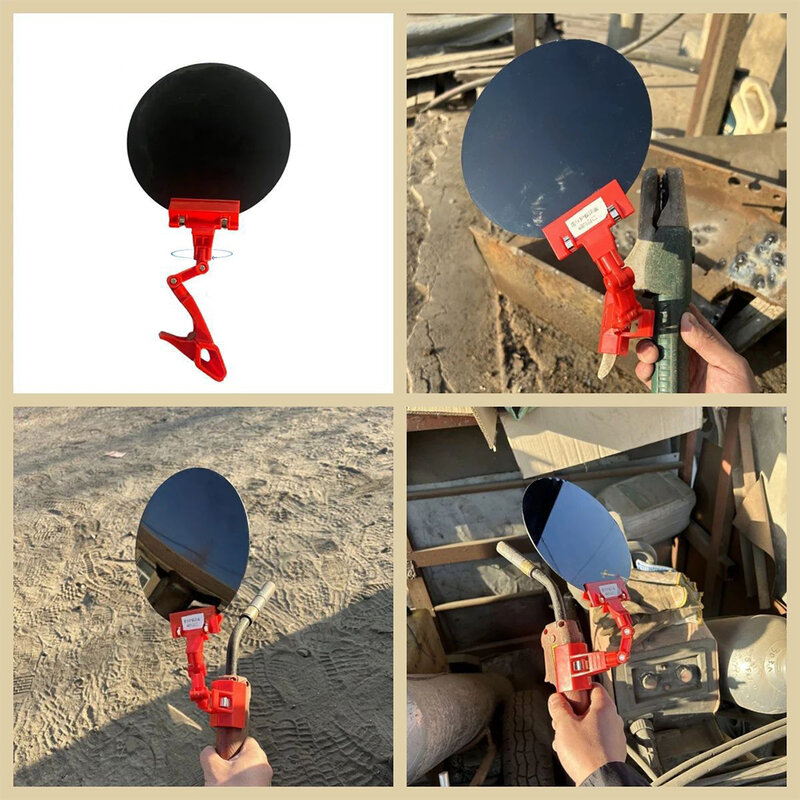 Clip-On Universal Round Shading Cover Adjustable Angle Shade Welding Shield Welding Blackout Panel Welding Torch Accessories